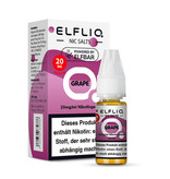 Elfbar LFBAR ELFLIQ Grape Nikotinsalz Liquid 10 ml – Intensiver Traubengeschmack für Pod Systeme