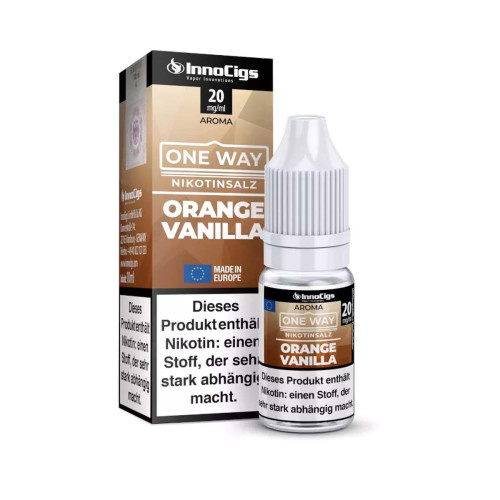 InnoCigs - One Way - Orange Vanilla - Nikotinsalz Liquid