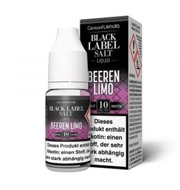 Black Label - Beeren Limo - Nikotinsalz E-Liquid