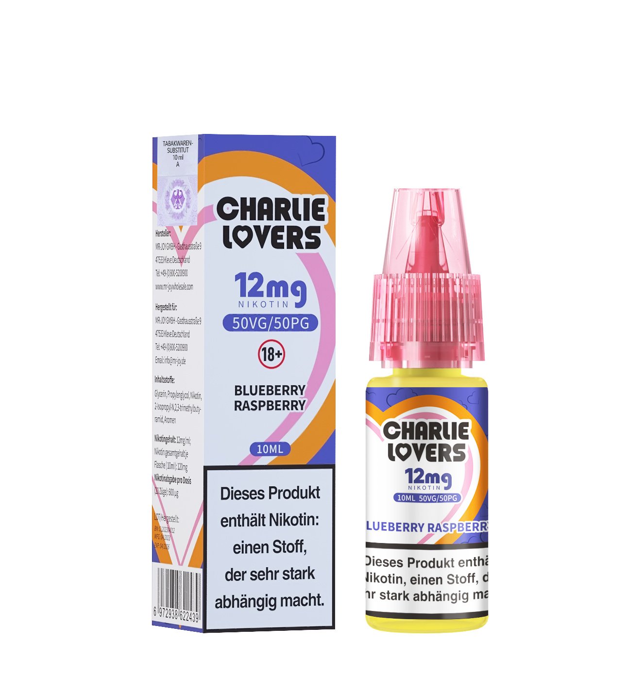 Charlie Lovers Charlie Lovers - Blueberry Raspberry - E-Liquid