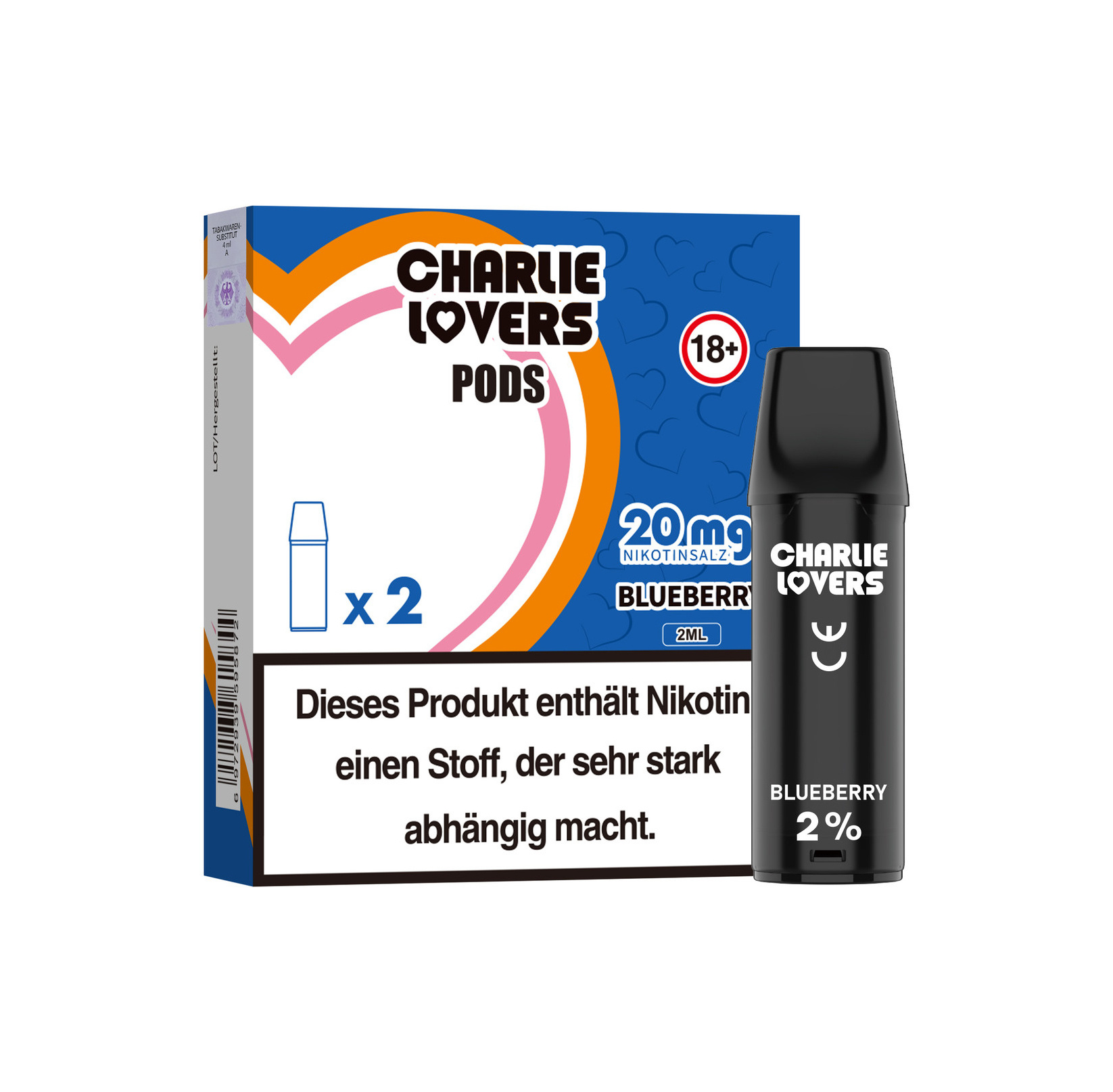 Charlie Lovers MESH  Pods - BLUEBERRY - 2St - (Elfa Kompatibel)