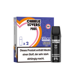 Charlie Lovers Pods - BLUEBERRY RASPBERRY - 2St - (Elfa Kompatibel)