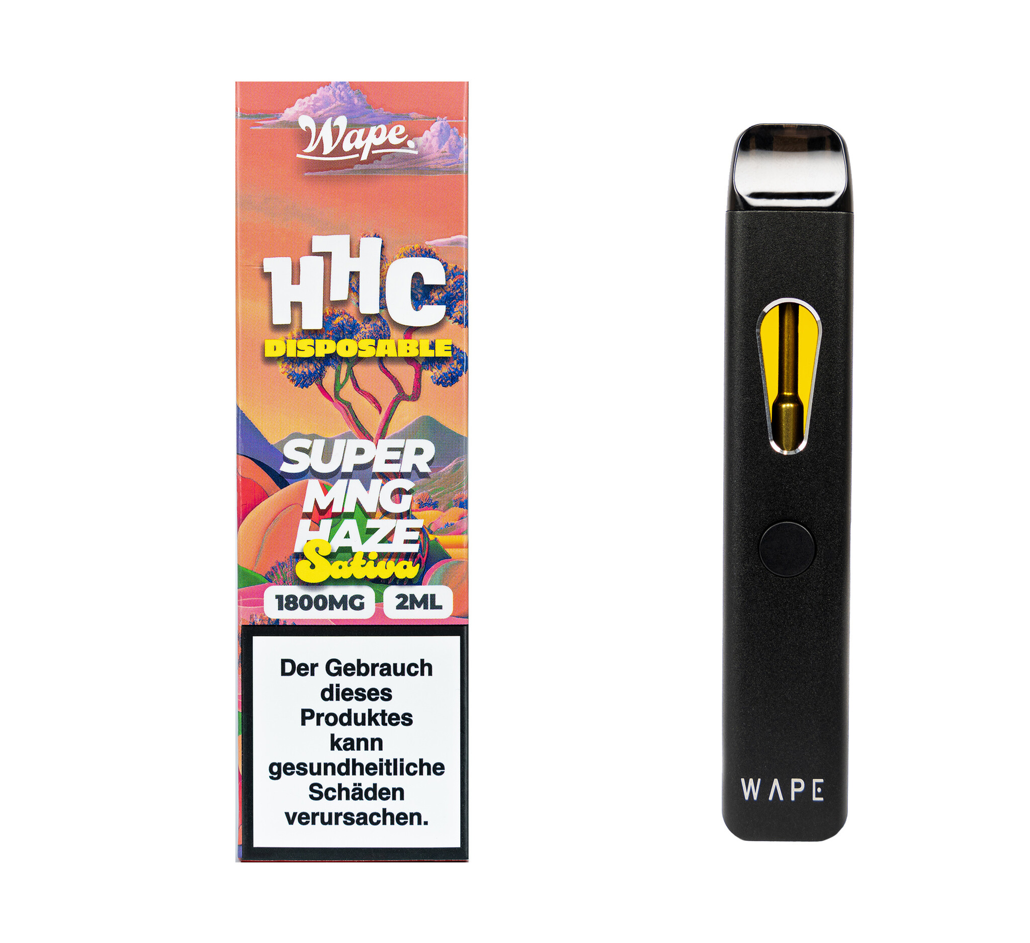 WAPE HHC Disposable 1800mg - Super Mango Haze