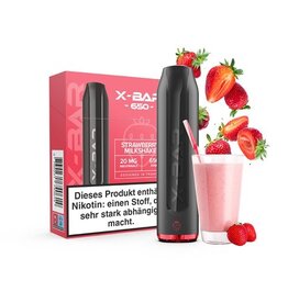 X-BAR Mini - Strawberry Milkshake - 0mg