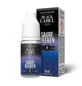 Black Label - Saure Beeren - E-Liquid - 10ml