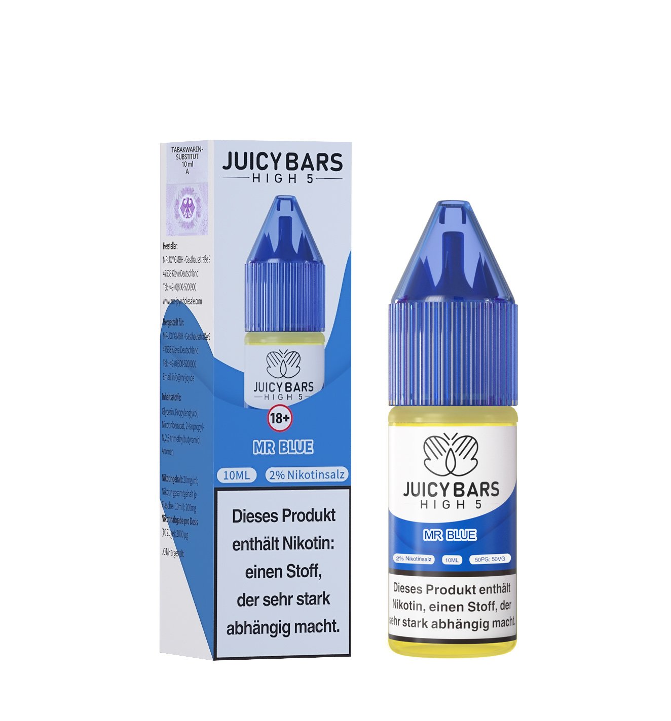 Juicy Bars High 5 Nic Salt - Mr Blue