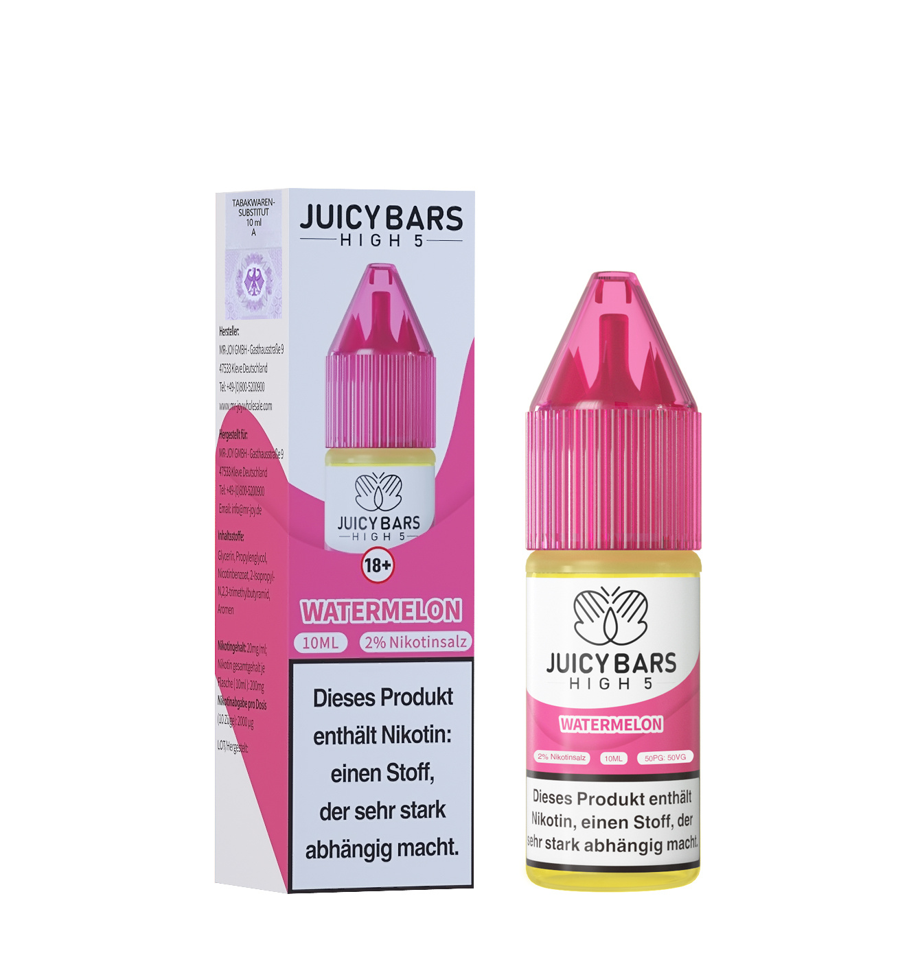 Juicy Bars High 5 Nic Salt - Watermelon