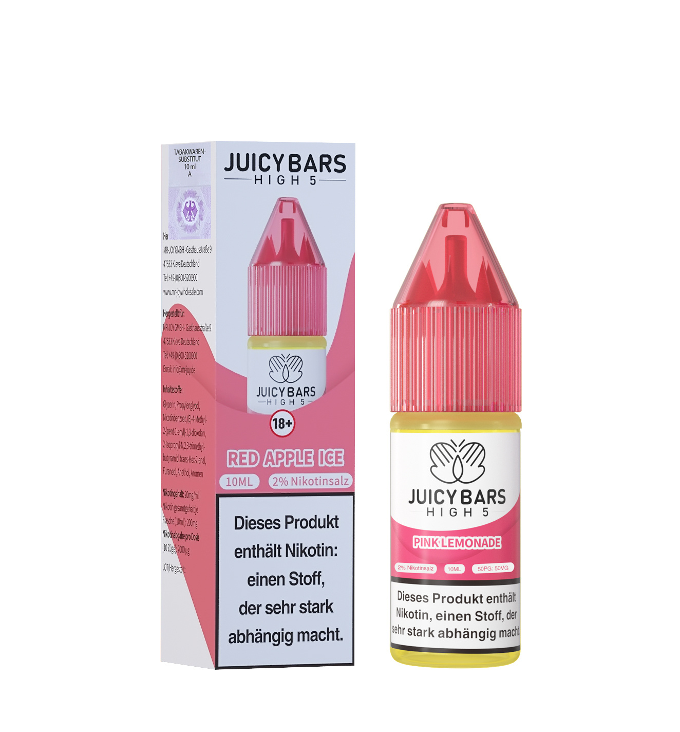 Juicy Bars High 5 Nic Salt - Red Apple Ice