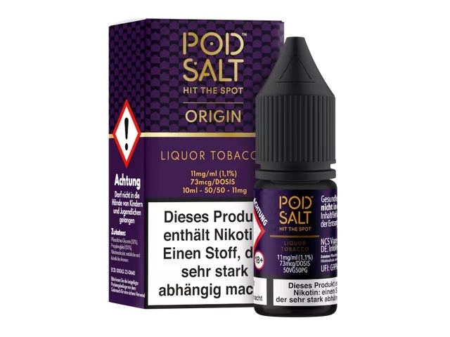 Pod Salt - Liquor Tobacco - Nikotinsalz