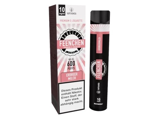 Nebelfee Feenchen Einweg E-Zigarette - Erdbeermilch
