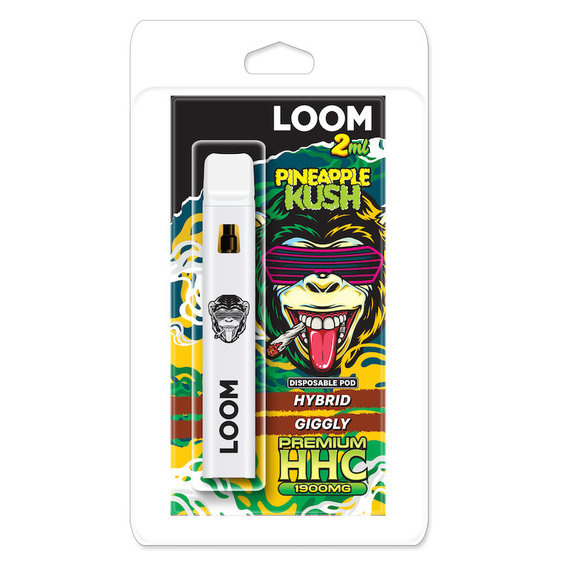 LOOM HHC Disposable Vape pen - Pineapple Kush- 2ml