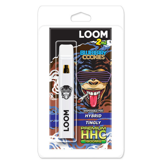 LOOM HHC Disposable Vape pen - Blueberry Cookies - 2ml