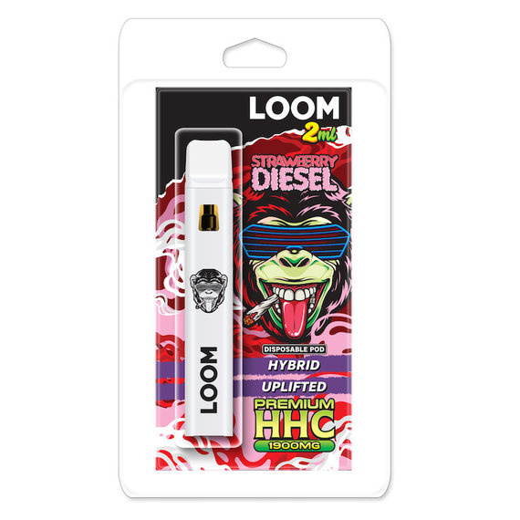 LOOM HHC Disposable Vape pen - Strawberry Diesel - 2ml