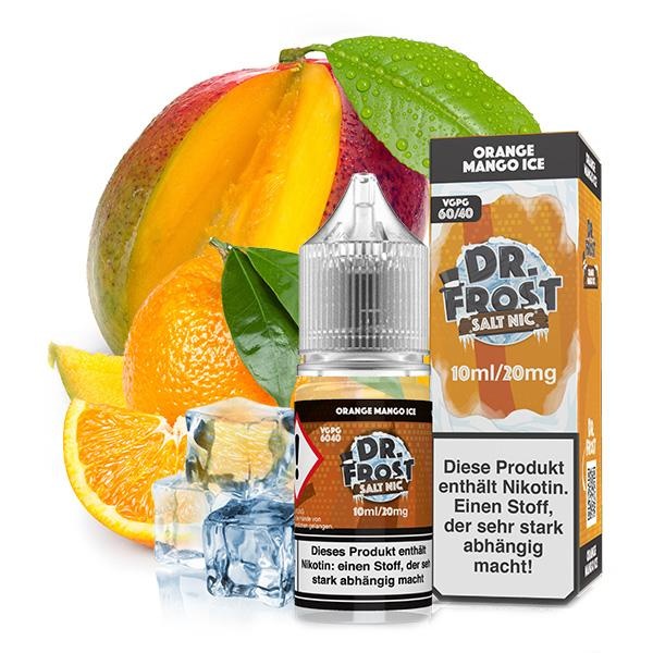 Dr Frost Orange Mango Ice Nikotinsalz kaufen – fruchtig, süß und eiskalt