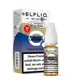 Elfbar ELFBAR ELFLIQ Blue Razz Lemonade Nikotinsalz Liquid 10 ml