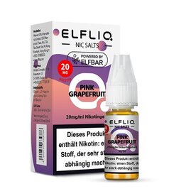 Elfbar ELFBAR ELFLIQ Pink Grapefruit Nikotinsalz Liquid 10 ml