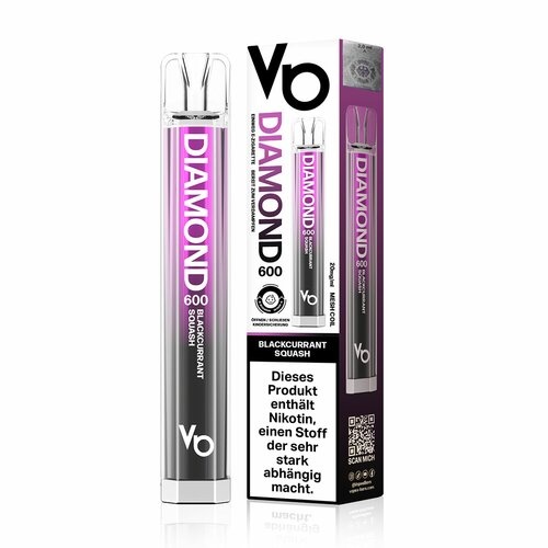 Vapes Bars - Diamond 600 - Blackcurrant Squash