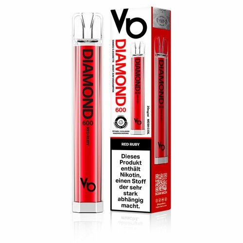 Vapes Bars - Diamond 600 - Red Ruby