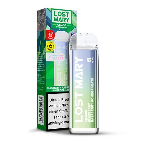 Lost Mary ELF Bar Lost Mary QM600 kaufen – Blueberry Raspberry Pomegranate