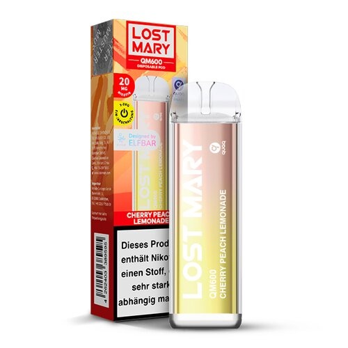 Lost Mary ELF Bar - Lost Mary - QM600 - Cherry Peach Lemonade