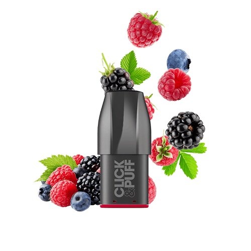 X-Bar Click & Puff Pod - Fresh Berry - 1Pcs