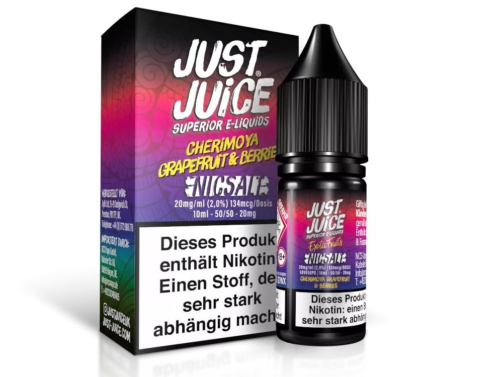 Just Juice - Cherimoya, Grapefruit & Berries - Nikotinsalz Liquid