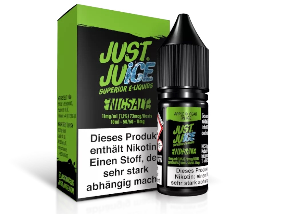 Just Juice - Apple & Pear on Ice - Nikotinsalz Liquid