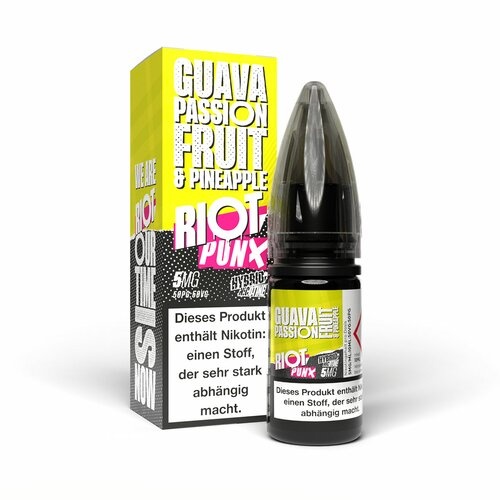Riot Salt - PUNX - Guava, Passionfruit & Pineapple - Hybrid Nic Salt