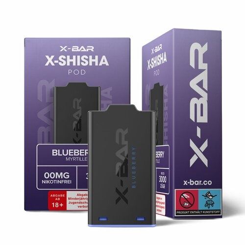 X-Bar - X-Shisha - Pod - Blueberry