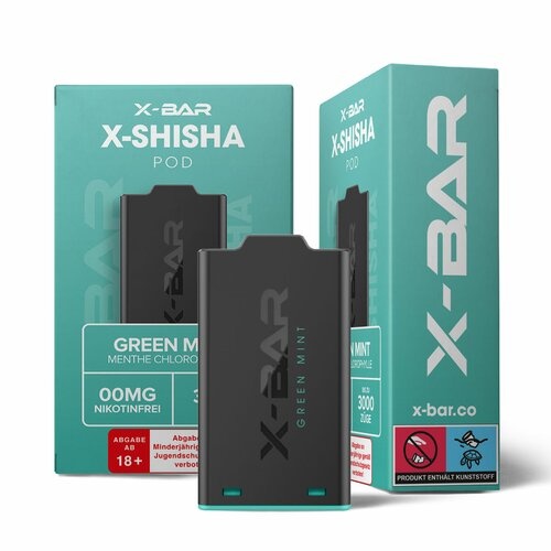 X-Bar - X-Shisha - Pod - Cool Mint