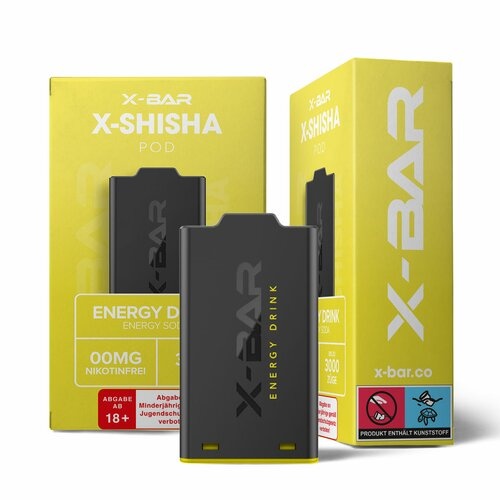 X-Bar - X-Shisha - Pod - Energy Drink