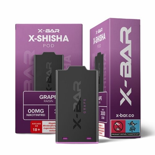 X-Bar - X-Shisha - Pod - Grape