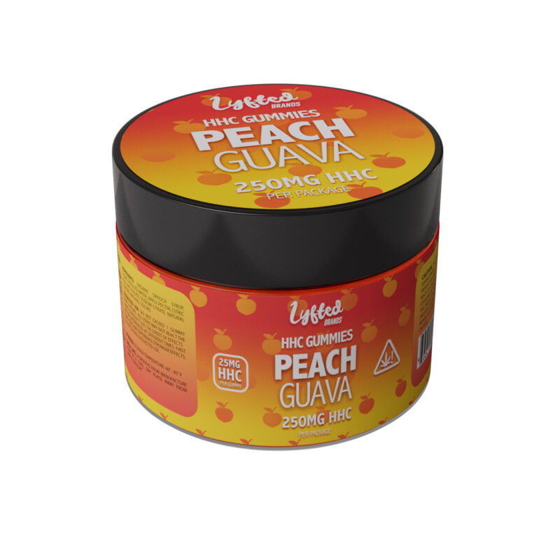 Lyfted HHC Gummies - Peach Guava - 10Pcs