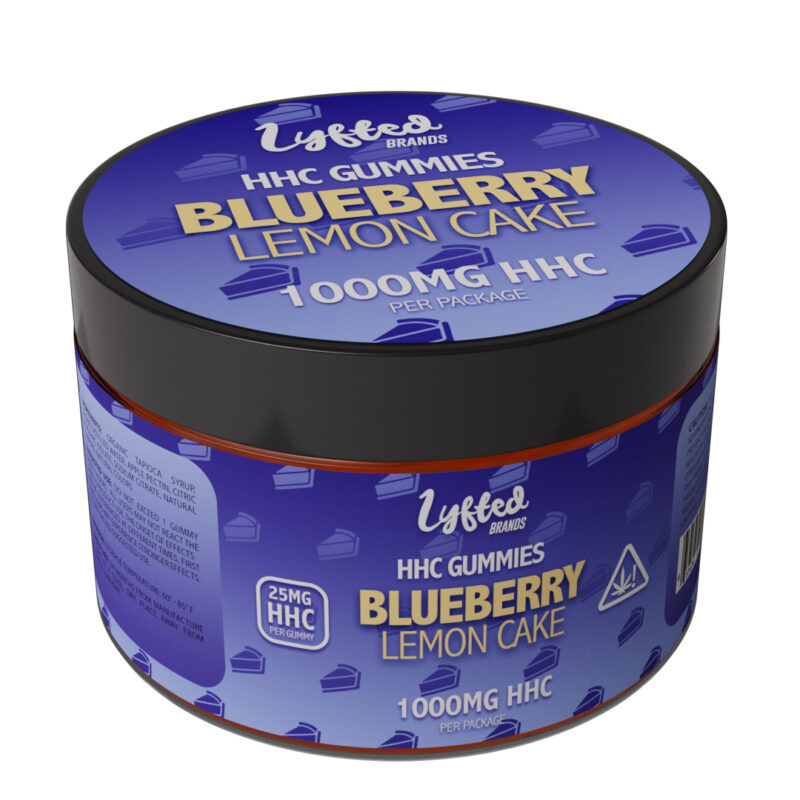 Lyfted HHC Gummies – Blaubeer-Zitronen-Kuchen – 40 Stück