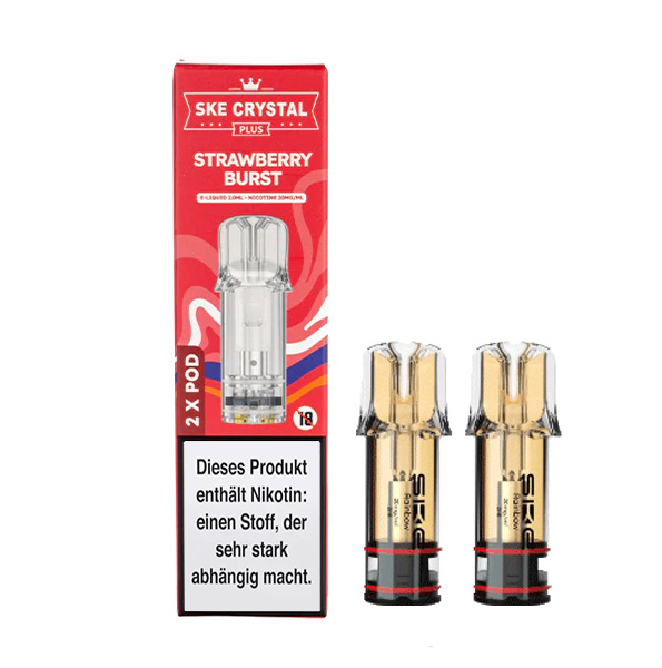 SKE Crystal Plus Prefilled Pods - Strawberry Burst