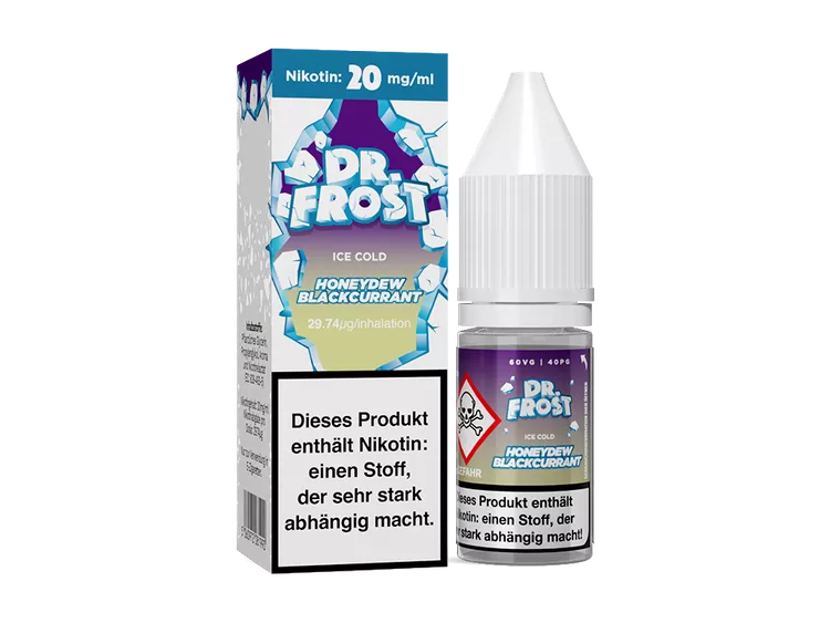 DR. FROST Honeydew Blackcurrant Ice Nikotinsalz