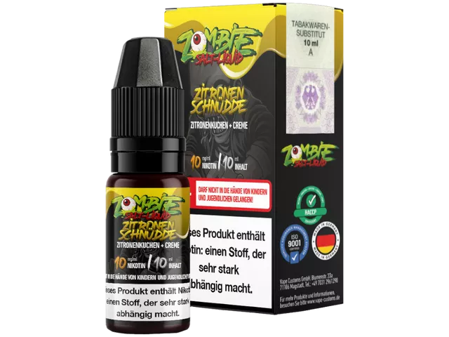 Zombie - Zitronenschnüdde - Nikotinsalz Liquid