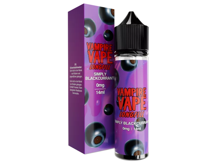 Vampire vape - Simply Blackcurrant (Longfill) - 10ml