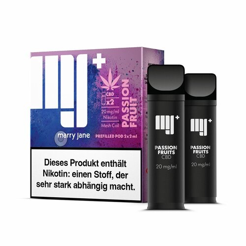 Marry Jane - Prefilled Pod (2 pcs) - Passion Fruit - 20mg/ml