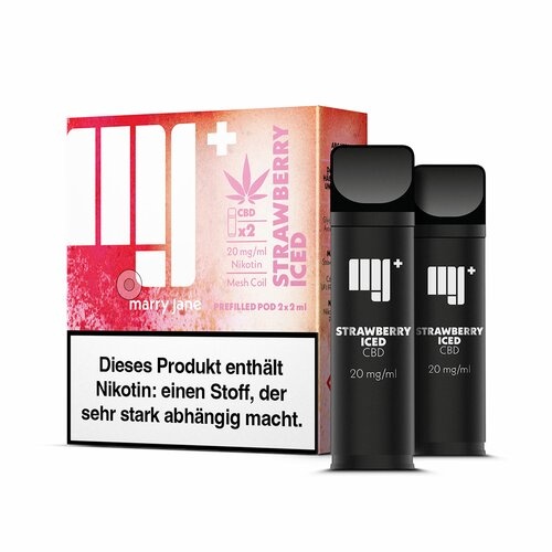 Marry Jane - Prefilled Pod (2 pcs) - Strawberry Iced - 20mg/ml