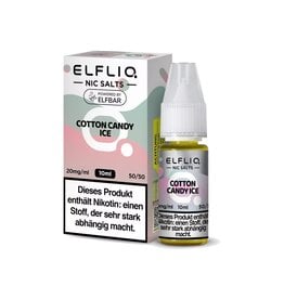 ELFBAR ELFLIQ Cotton Candy ice Nikotinsalz Liquid 10 ml