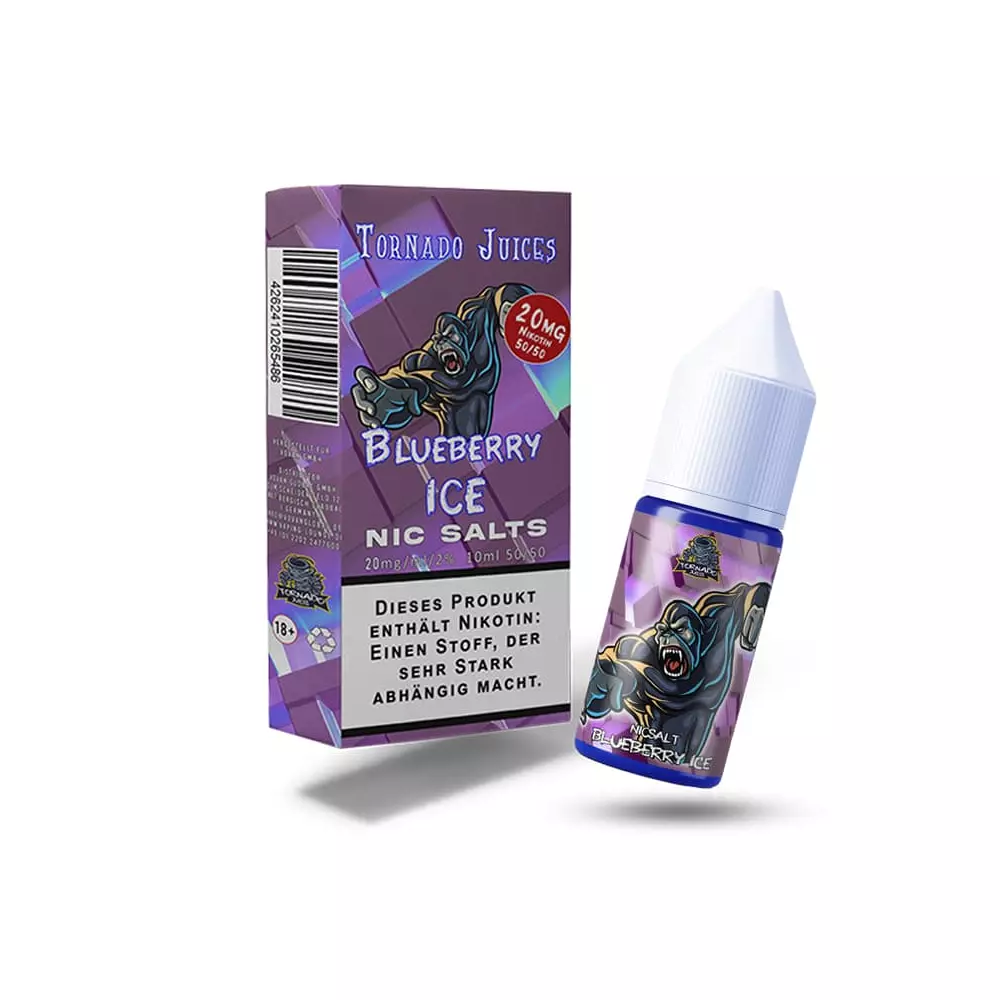 Tornado Juices - Blueberry Ice  - Nic Salt