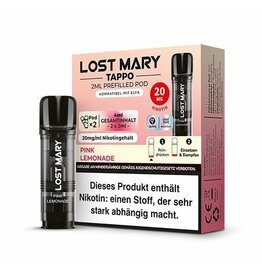 ELF Bar - Lost Mary - TAPPO - Prefilled Pods - Pink Lemonade - 2Pcs