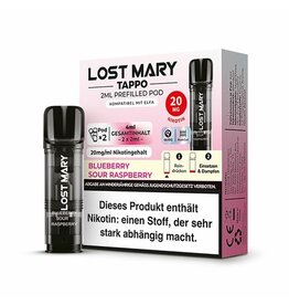 ELF Bar - Lost Mary - TAPPO - Prefilled Pods - Blueberry Sour Raspberry - 2Pcs