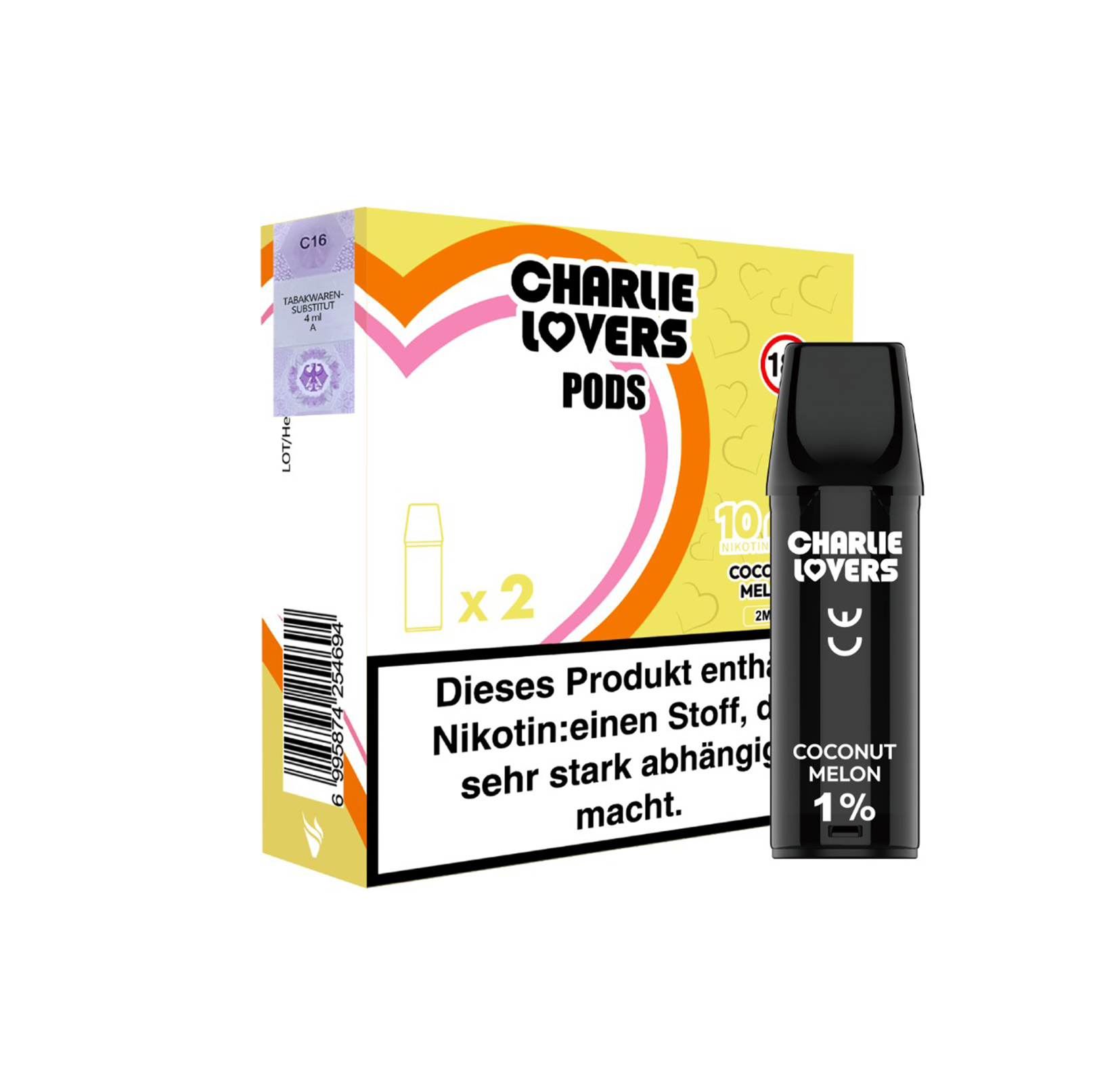 Charlie Lovers MESH Pods - COCONUT MELON - 2St - (Elfa Kompatibel)