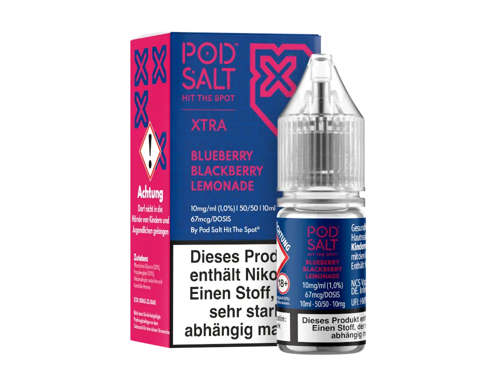 Pod Salt X - Blueberry Blackberry Lemonade - Nikotinsalz Liquid