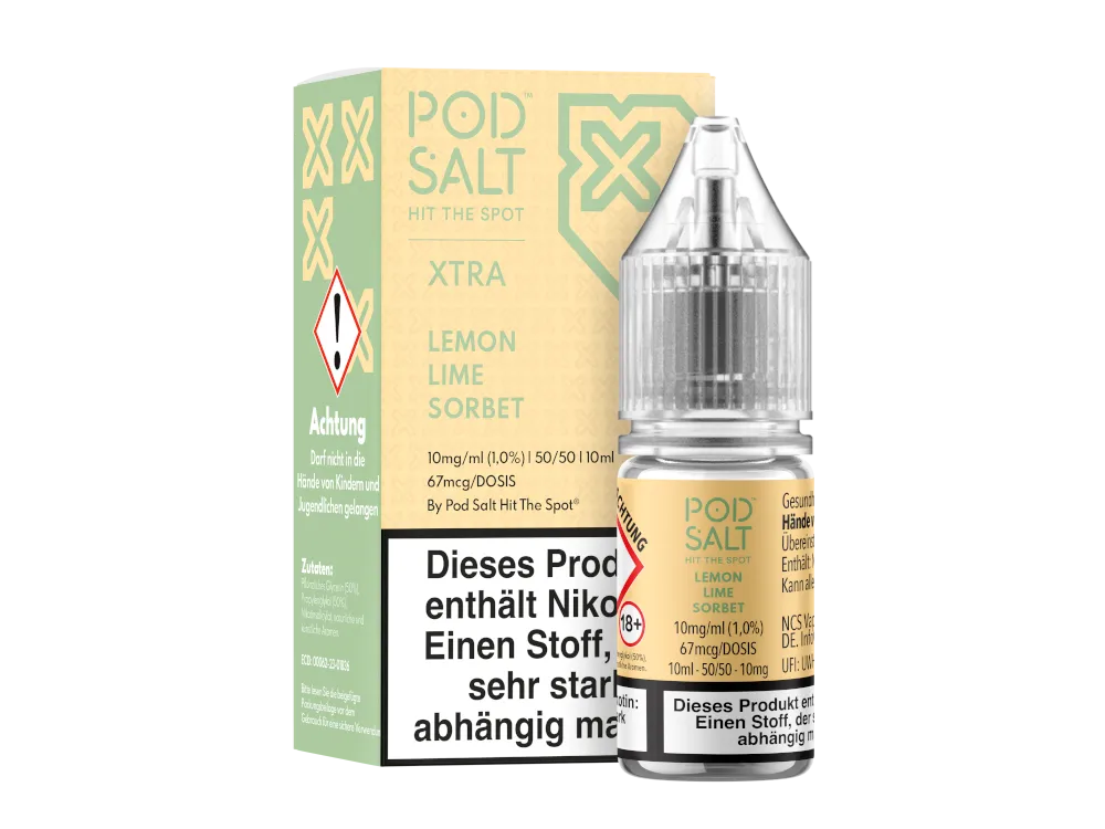 Pod Salt X - Lemon Lime Sorbet - Nikotinsalz Liquid