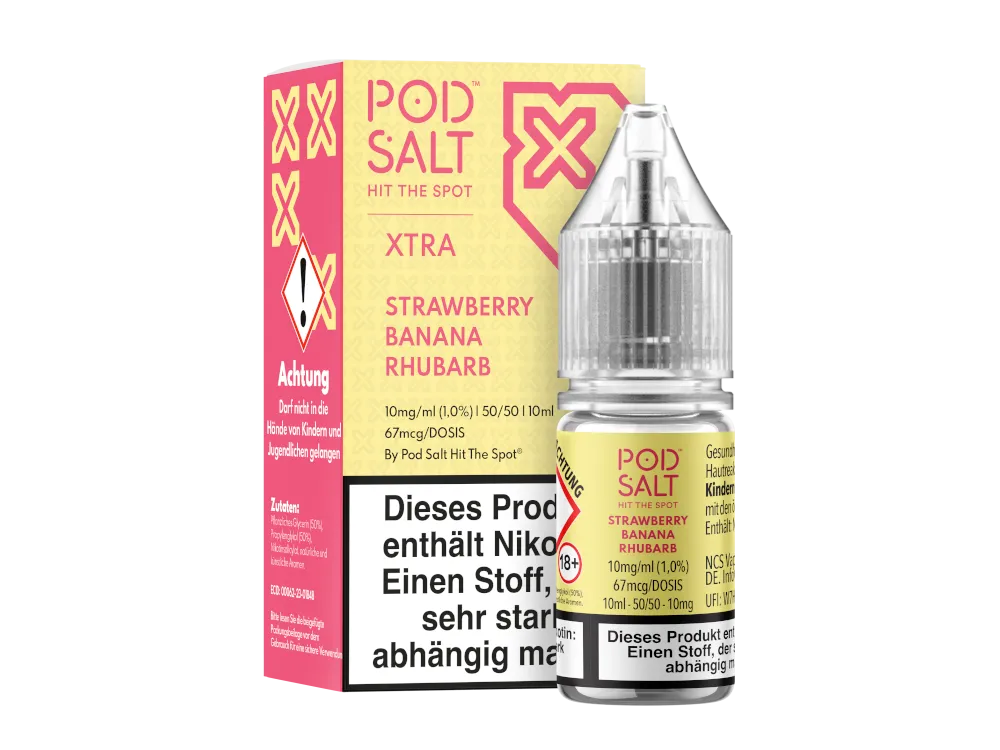 Pod Salt X - Strawberry Banana Rhubarb - Nikotinsalz Liquid