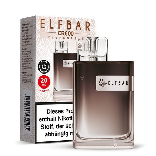 Elfbar CR600 Einweg E-Zigarette - Classic Ice Coffee