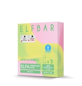 Elfbar Elfa Prefilled Pods - APPLE PEACH - Nikotinfrei - 2St
